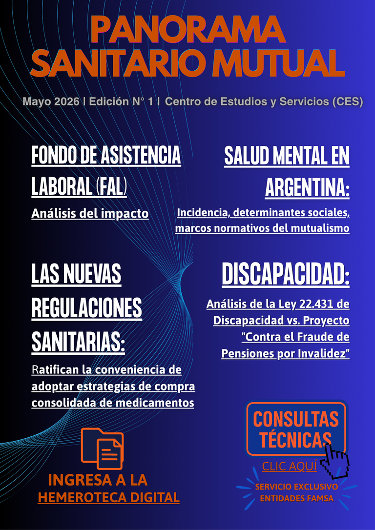 Panorama Sanitario Mutual – Edición N° 1 | Mayo 2026