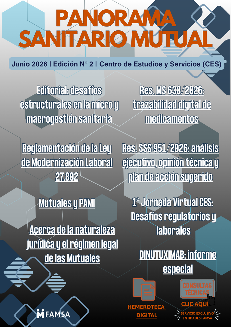Panorama Sanitario Mutual – Edición N° 2 | Junio 2026